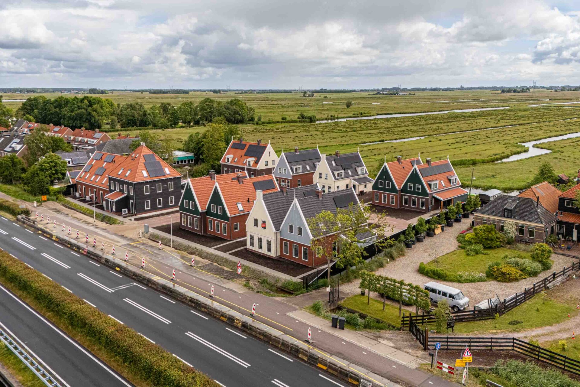 Prefab schoorstenen nieuwbouw