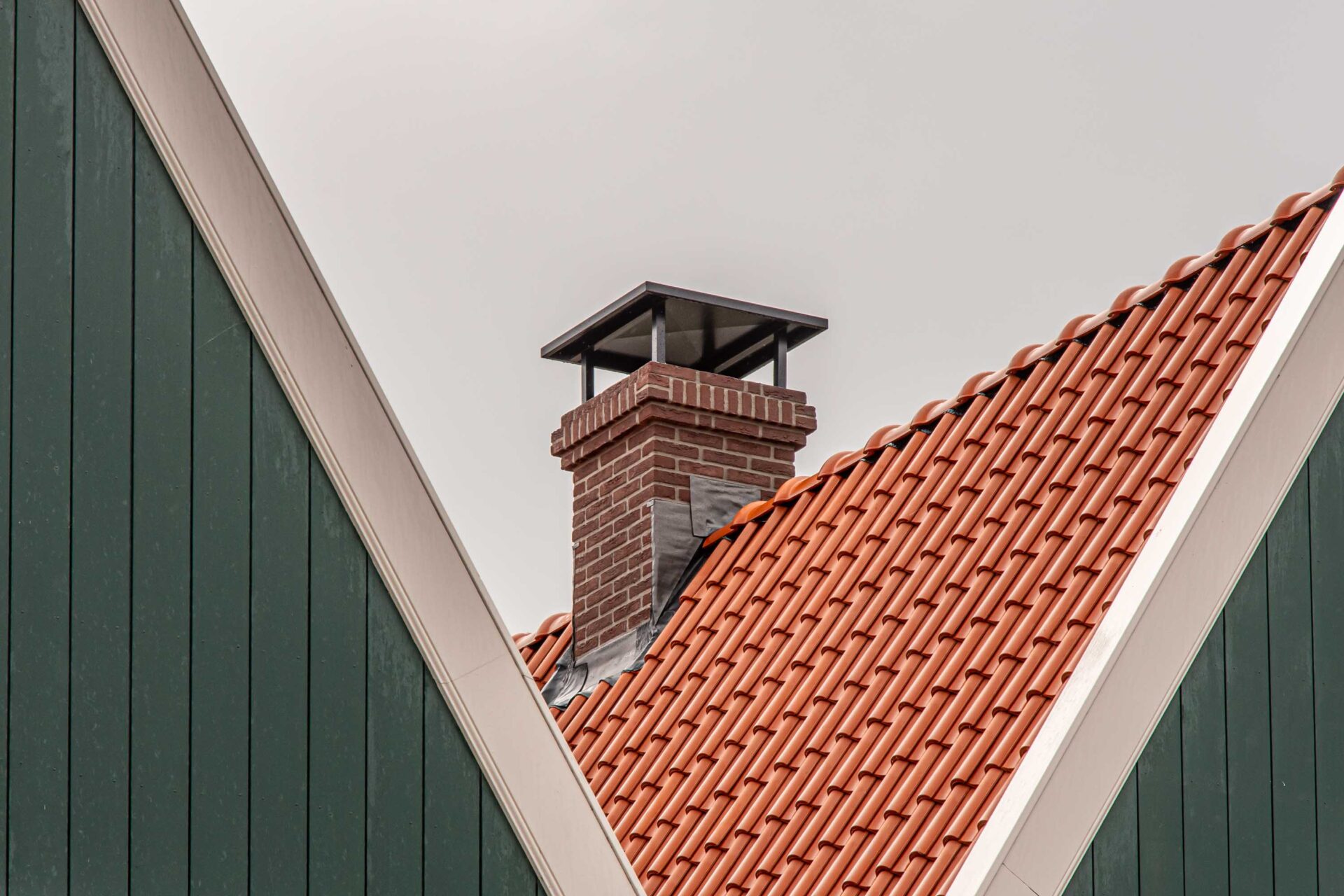 Prefab schoorstenen nieuwbouw