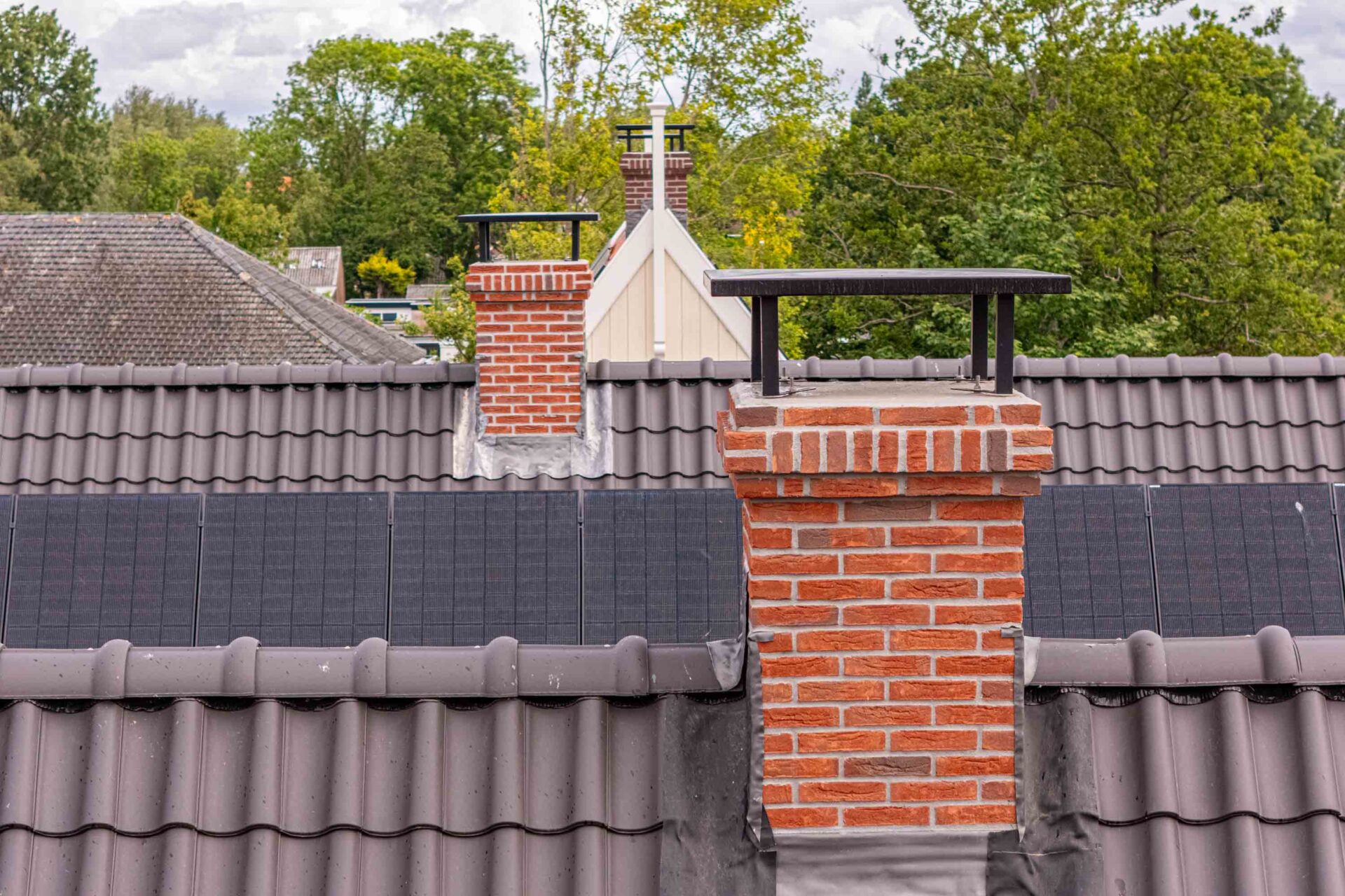 Prefab schoorstenen nieuwbouw