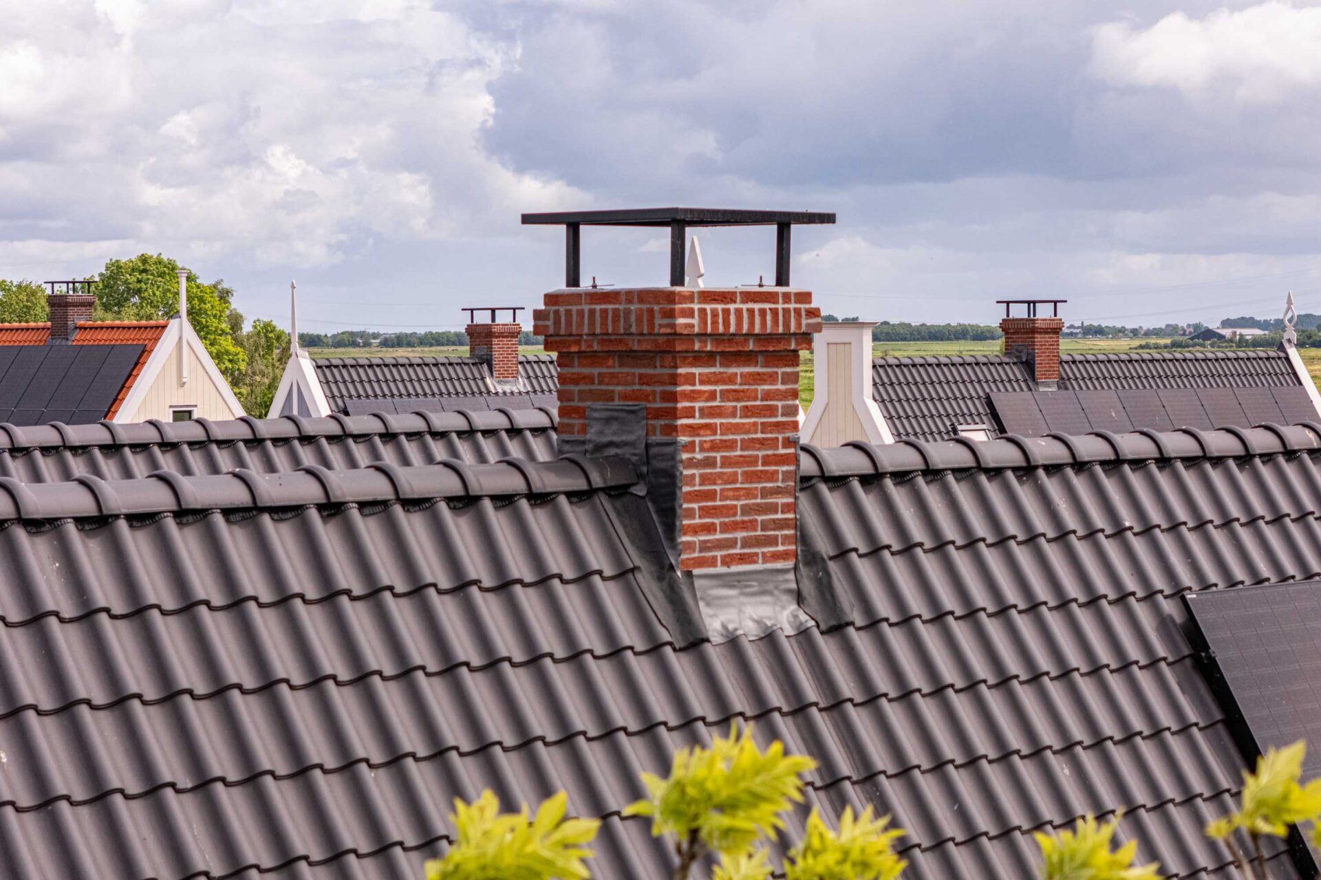Prefab schoorstenen nieuwbouw