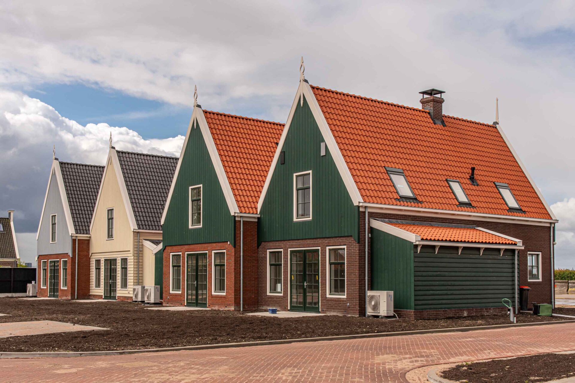 Prefab schoorstenen nieuwbouw