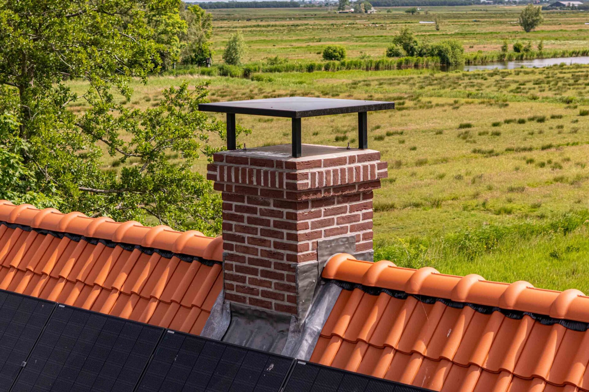 Prefab schoorstenen nieuwbouw