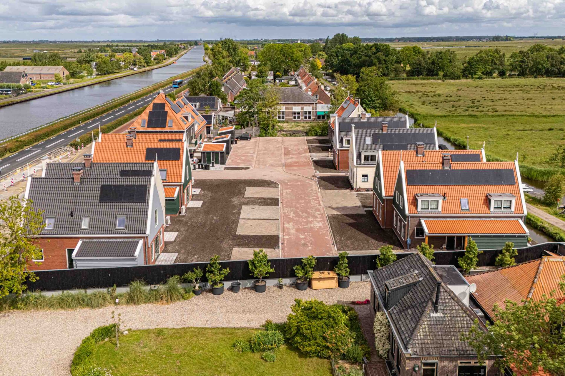 Prefab schoorstenen nieuwbouw