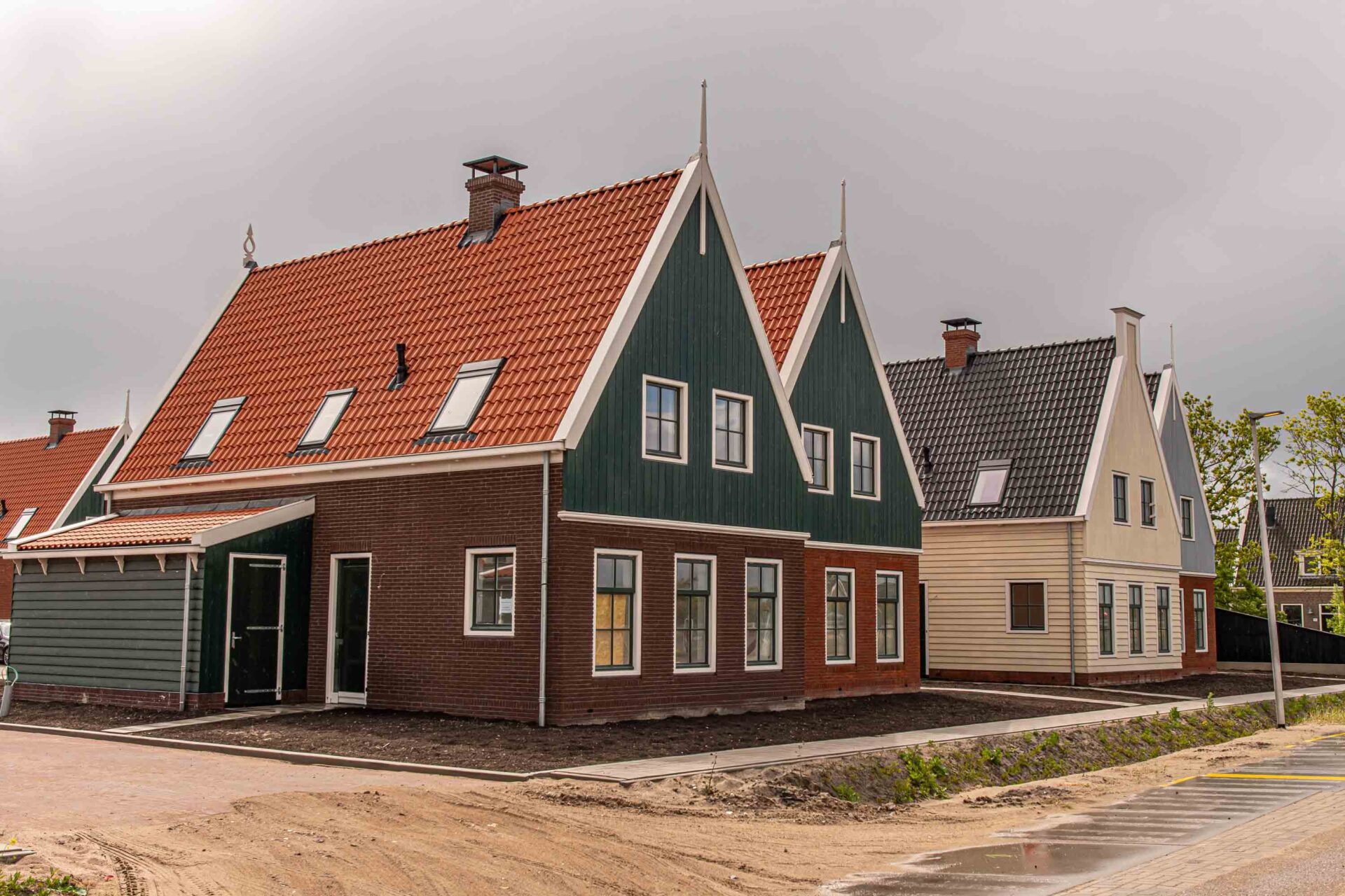 Prefab schoorstenen nieuwbouw