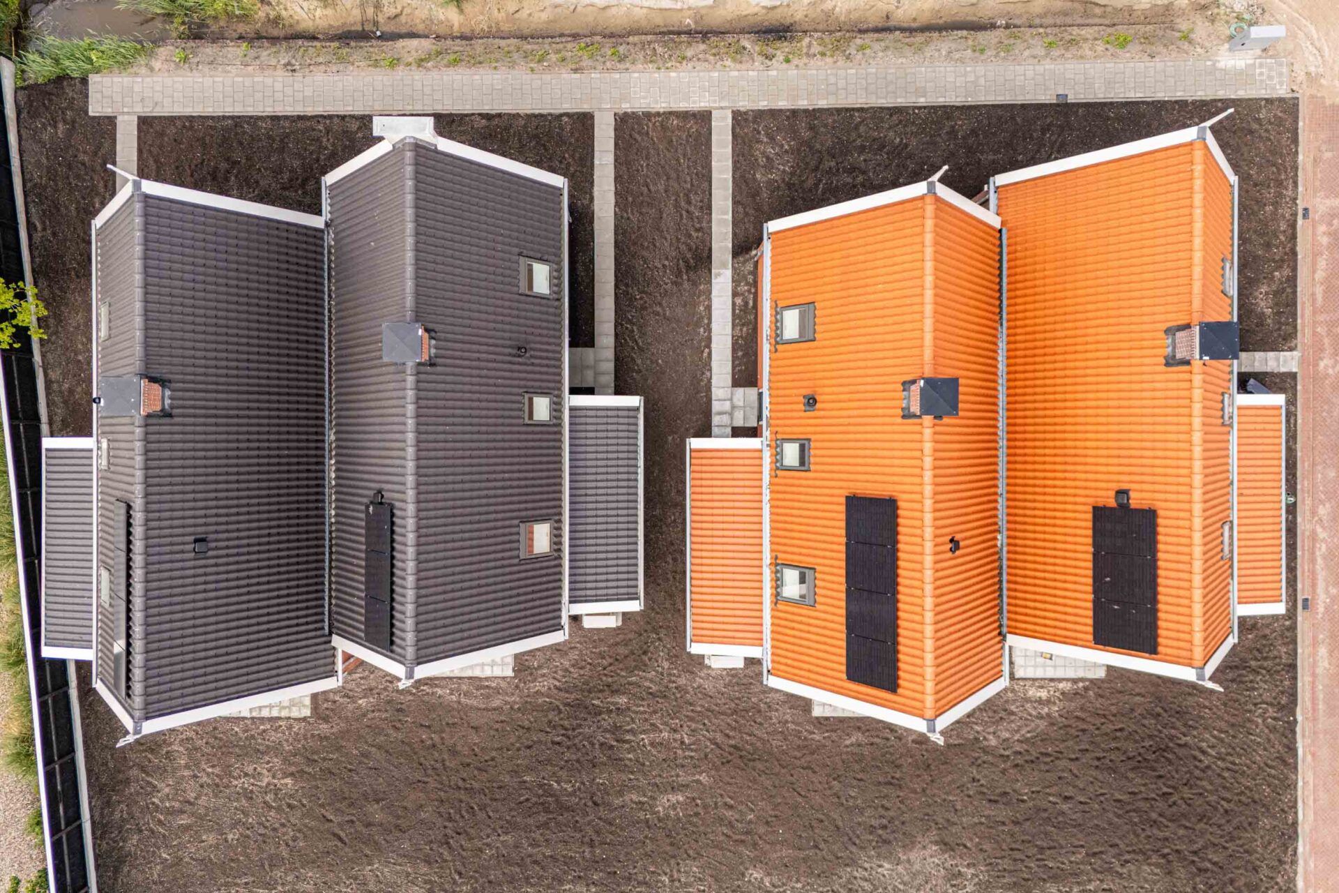 Prefab schoorstenen nieuwbouw