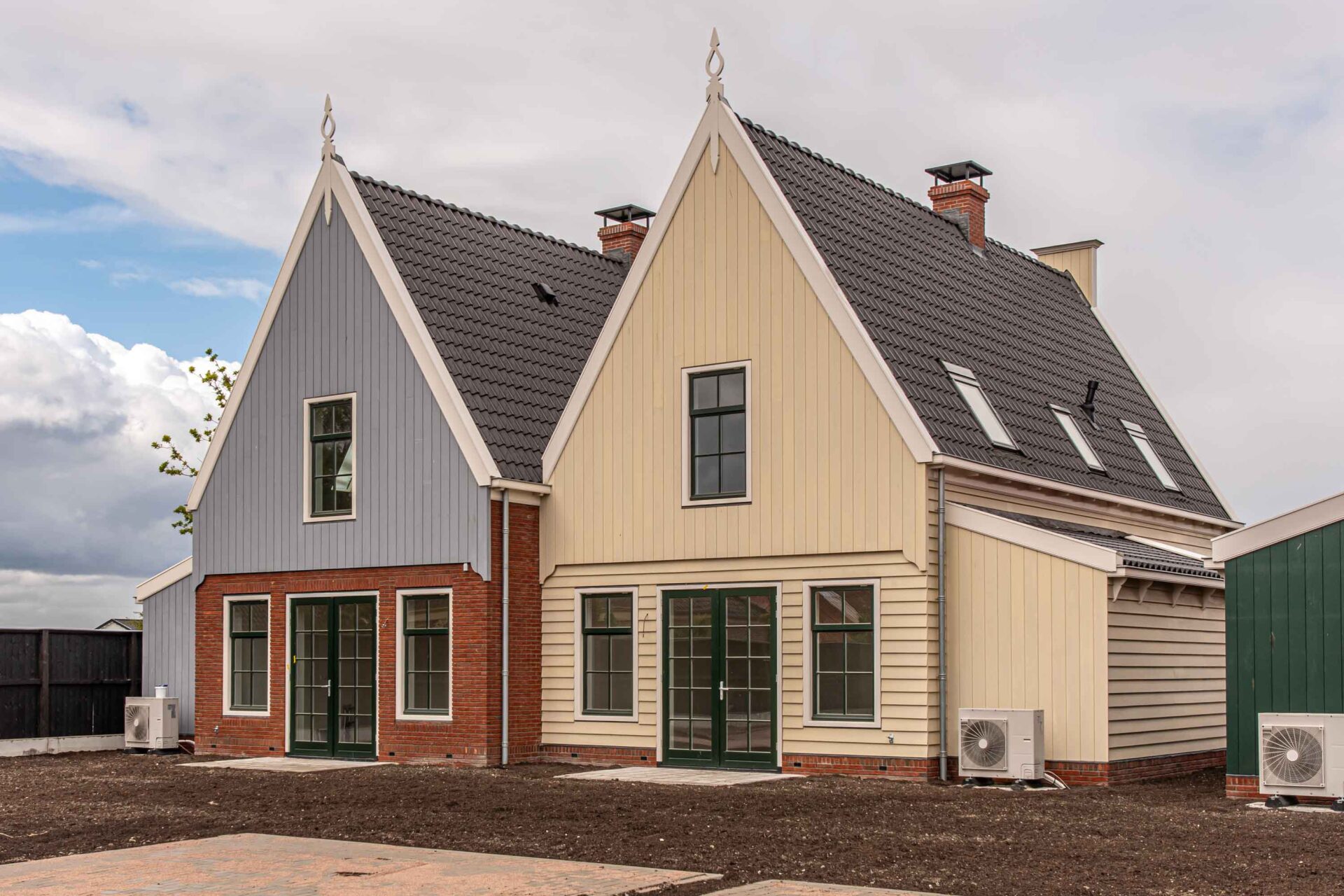 Prefab schoorstenen nieuwbouw