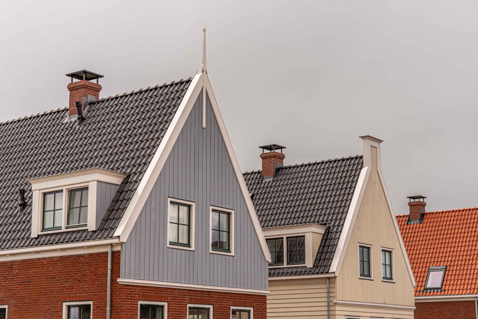 Prefab schoorstenen nieuwbouw