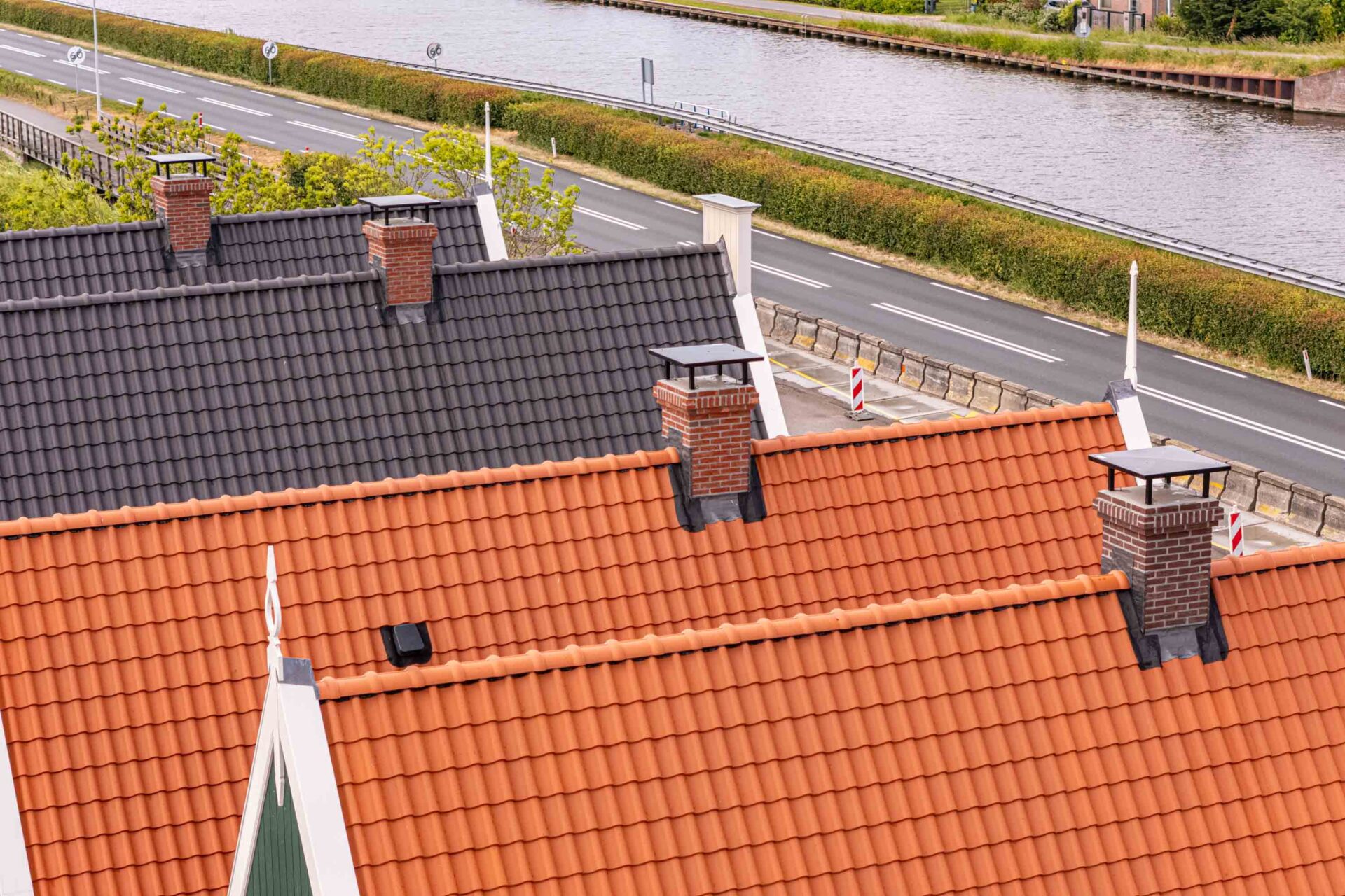 Prefab schoorstenen nieuwbouw