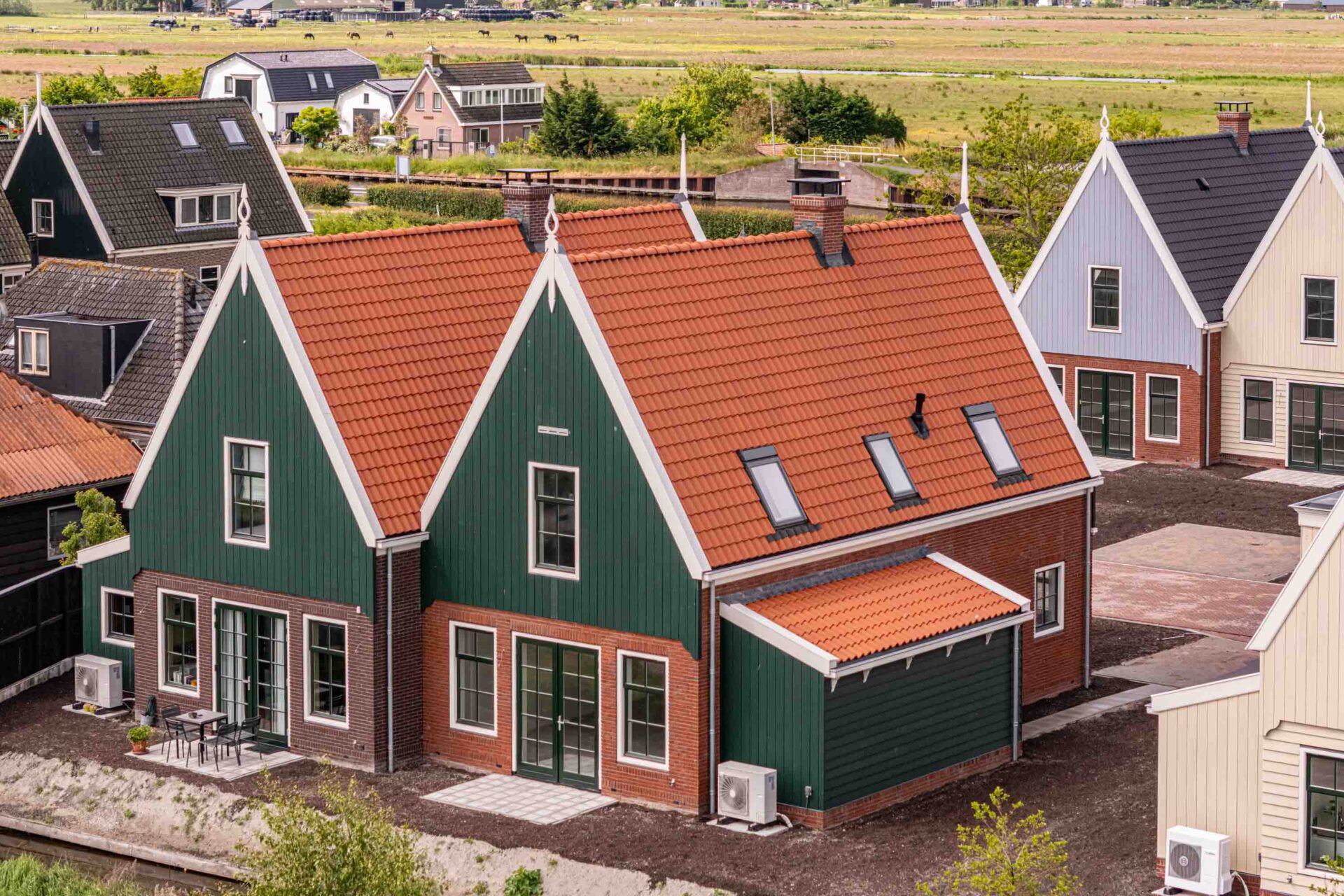 Prefab schoorstenen nieuwbouw